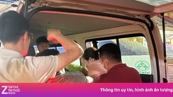Một CĐV phải cấp cứu sau trận CAHN - Thể Công Viettel