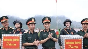Đại tướng Phan Văn Giang chủ trì tổng hợp luyện các lực lượng diễu binh, diễu hành dịp Quốc khánh
