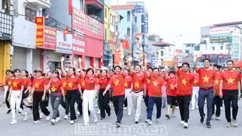 Phường Mỹ Hào hưởng ứng Chương trình "Cùng Việt Nam tiến bước"