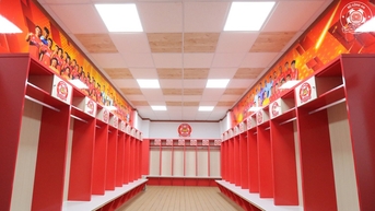 Sân Thống Nhất đẹp long lanh, sẵn sàng chứng kiến CLB Công an TP.HCM đấu đội Hà Nội