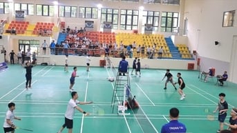 125 vận động viên tham gia thi đấu Giải cầu lông Đan Phượng mở rộng
