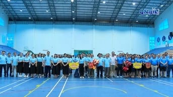 Hội thao chào mừng 9 năm thành lập hai Ban Quản lý dự án xây dựng của tỉnh Quảng Ngãi