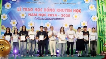 Trao 1.488 suất học bổng cho con đoàn viên, người lao động Công ty Cổ phần TBS An Giang