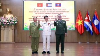 Ghi nhận đóng góp của Công an nhân dân Việt Nam trong quan hệ hữu nghị, hợp tác với Lào và Cuba
