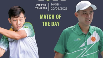 Sốc: Tay vợt 13 tuổi của TP HCM hạ tuyển thủ Davis Cup ở Giải Quốc gia