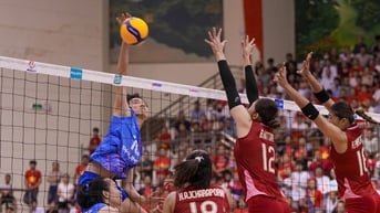 Tuyển bóng chuyền nữ Việt Nam đấu giao hữu với Tây Ban Nha