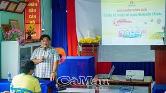 Nâng cao kỹ thuật sử dụng phân bón cho nông dân Cà Mau
