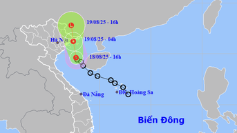 Áp thấp nhiệt đới khả năng đổ bộ vào Quảng Ninh - Hải Phòng, ven biển gió mạnh