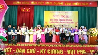 Hội nghị biểu dương điển hình tiên tiến xã Đồng Đăng lần thứ I