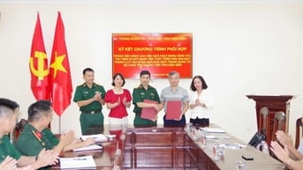 Ký kết chương trình phối hợp về nâng cao hiệu quả hoạt động trong lĩnh vực thư viện và đẩy mạnh việc Phát triển văn hóa đọc trong lực lượng vũ trang giai đoạn 2025-2030