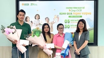 Công bố kết quả quay số đợt 2 chương trình "Cùng OCB Rinh quà thịnh vượng”