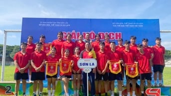 Sơn La xếp thứ 6 toàn đoàn tại Giải vô địch trẻ và thiếu niên kéo co quốc gia