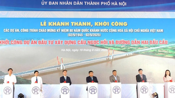 Khởi công cầu Ngọc Hồi, tăng cường kết nối giữa Hà Nội với Hưng Yên