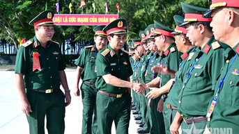 Đại tướng Phan Văn Giang thăm và làm việc với Binh đoàn 12