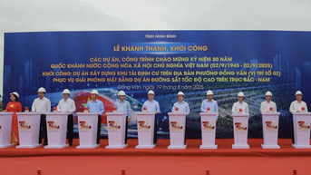 Khởi công dự án tái định cư đầu tiên để phục vụ Dự án đường sắt tốc độ cao Bắc - Nam