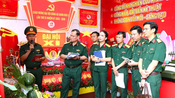 Quân khu 5: Ấn tượng Hội thi trưng bày và ảnh đẹp chào mừng đại hội