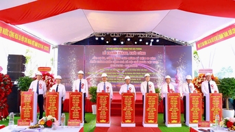 Khởi công 3 dự án lớn ở trên địa bàn các phường, xã Tân Hưng, Nam Đồng, Thạch Khôi và xã Gia Lộc