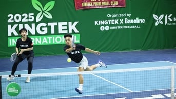 Các tay vợt Việt Nam gây sốt ở giải pickleball Kingtek International 2025