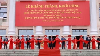 Phú Thọ khánh thành Nhà văn hoá nghệ thuật có mức đầu tư hơn 400 tỷ đồng