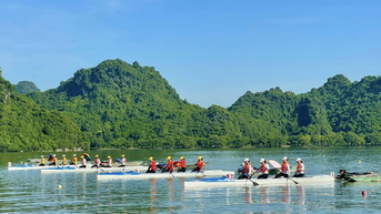 Chủ nhà TP HCM xếp hạng ba toàn đoàn Giải Canoeing trẻ quốc gia