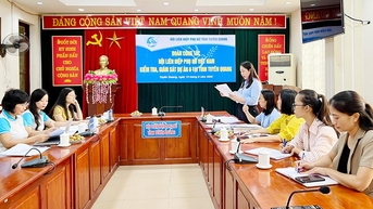 Hội Liên hiệp Phụ nữ Việt Nam kiểm tra, giám sát việc thực hiện Dự án 8 tại Tuyên Quang
