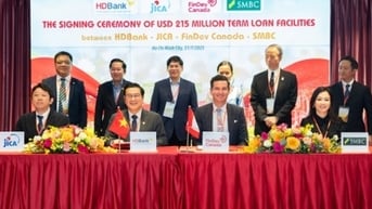 HDBank ký khoản vay hợp vốn trị giá 215 triệu USD với JICA, FinDev Canada và SMBC