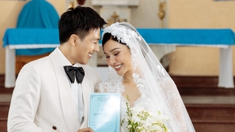 Người mẫu Lê Thu Trang và diễn viên Quang Sơn kết hôn sau 5 năm qua bao sóng gió