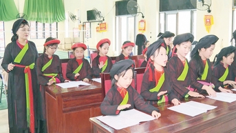 Rộn ràng quan họ măng non