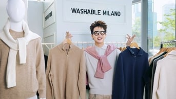 Jeans và len - hai chất liệu phù hợp cho mùa Thu Đông