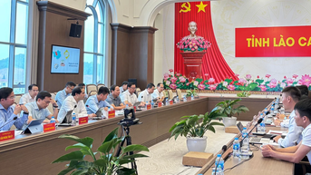 Tỉnh Lào Cai làm việc với Tập đoàn SunGroup về phát triển hạ tầng công nghiệp công nghệ số
