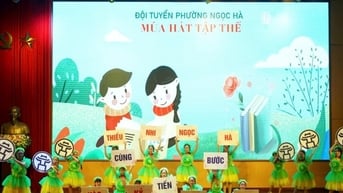 Gần 7.000 thiếu nhi Thủ đô thi tuyên truyền sách, múa hát về “Việt Nam quê hương em”