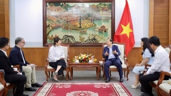 Thứ trưởng Thường trực Lê Hải Bình tiếp Tổng Thư ký Liên minh Mạng lưới Điện ảnh châu Á Lorna Tee