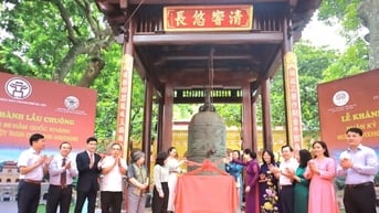 Khánh thành công trình “Lầu chuông” tại Hoàng thành Thăng Long