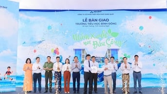 Hòa Phát bàn giao ngôi trường trị giá 42 tỷ đồng cho tỉnh Quảng Ngãi