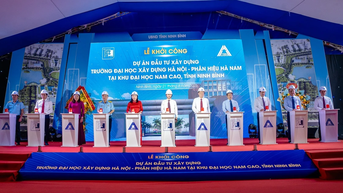 Khởi công xây dựng Trường Đại học xây dựng Hà Nội tại Khu Đại học Nam Cao