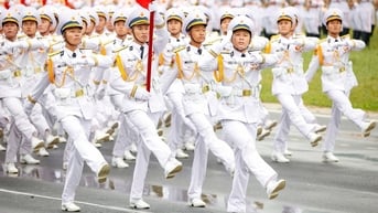 Hợp luyện diễu binh ở Quảng trường Ba Đình vào tối nay 21.8