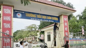 Xã Chí Tiên sẵn sàng cho năm học mới