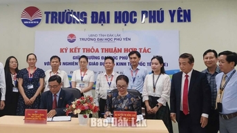 កិច្ចសហប្រតិបត្តិការដើម្បីធ្វើឱ្យភាសាអង់គ្លេសក្លាយជាភាសាសាមញ្ញនៅក្នុងសាកលវិទ្យាល័យ Phu Yen