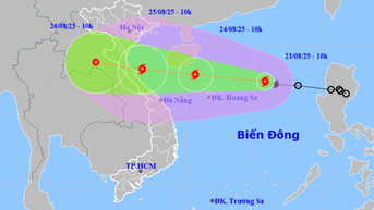 Bão số 5 tăng cấp, có thể giật cấp 15 khi đi vào đất liền nước ta