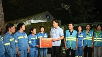 하노이, 퍼레이드를 위한 전면적인 환경 위생 점검 실시