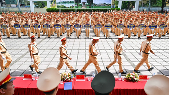 មន្ត្រីប៉ូលិសចរាចរណ៍ជាង ៦០០នាក់ត្រូវបានបន្ថែម ដើម្បីគាំទ្រទីក្រុងហាណូយក្នុងការបម្រើពិធីបុណ្យ A80 Grand។