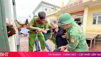Hà Tĩnh sơ tán gần 13.000 người dân vùng nguy hiểm tới nơi an toàn