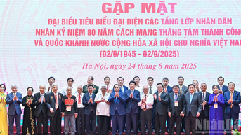 [Ảnh] Lãnh đạo Đảng, Nhà nước gặp mặt đại biểu tiêu biểu đại diện các tầng lớp nhân dân