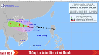 Bão số 5 tăng cấp, dự báo có khả năng mạnh thêm