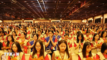 5.000 người dự Pháp hội 'Vu Lan báo ân-80 năm độc lập' tại Ninh Bình
