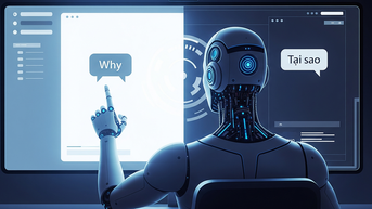 AI trả lời thông minh hơn khi chat bằng tiếng Anh?