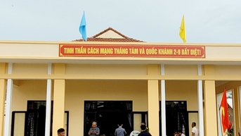 Phường Tam Kỳ bàn giao nhà văn hóa khối phố Mỹ Hòa
