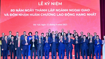 [Ảnh] Tổng Bí thư Tô Lâm dự Lễ kỷ niệm 80 năm ngành ngoại giao Việt Nam