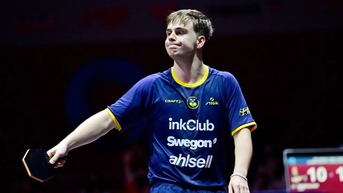 ស៊ុយអែតបំបែកភាពលេចធ្លោរបស់ចិនក្នុងការប្រកួតវាយកូនឃ្លីលើតុ Grand Slam