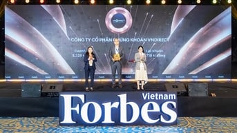 VNDIRECT lần thứ 2 lọt Top 50 Công ty niêm yết tốt nhất 2025, Forbes công bố